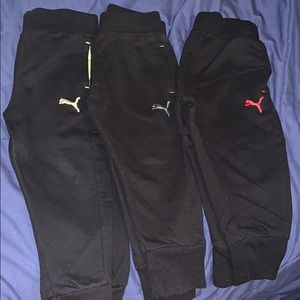 Toddler puma sweatpants selling as a bundle
